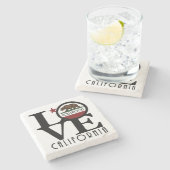 LOVEハリウッドカリフォルニア ストーンコースター (横)