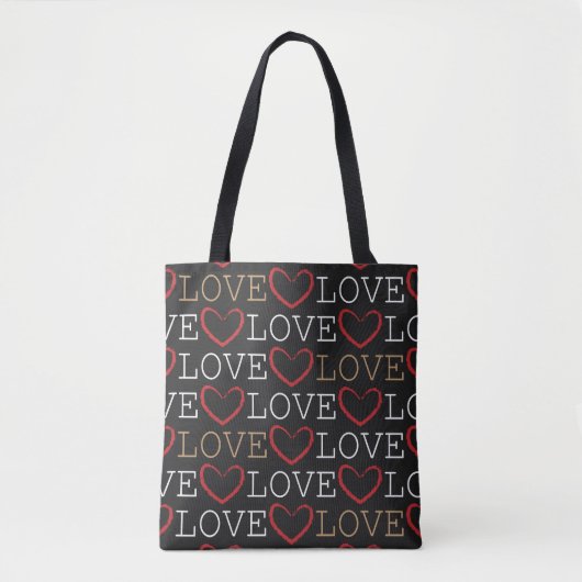 LOVEハートトートバッグ トートバッグ (正面)