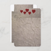 Loveハートブックマーク (正面/裏面)