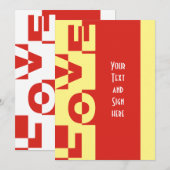 LOVEバナモダンー+バックグラファー。&アイディア (正面/裏面)