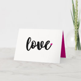 LOVEバレンタインデイカード記念日カード 案内状