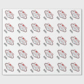 LOVEバレンタインデイスウィートラッピング紙 ラッピングペーパー (フラット)