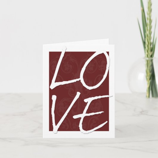 LOVEバレンタインデーのカード シーズンカード (正面)