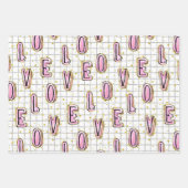 LOVEバレンタインデー ラッピングペーパーシート (正面2)