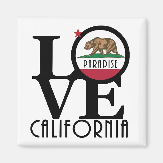 LOVEパラダイスカリフォルニア マグネット (正面)