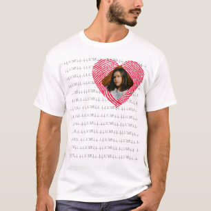 LOVEパーソナライズされた写真 Tシャツ