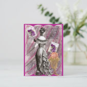 Loveビクトリアンな女性 ポストカード (スタンド正面)