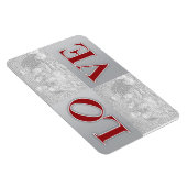 LOVEフィラデルフィア日付を保存するカスタムマグネット マグネット (右側)