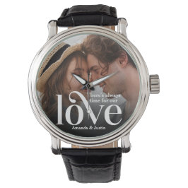 LOVEフォトを撮る時間はいつだってある 腕時計