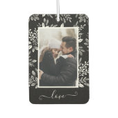 LOVEフォトパーソナライズされたカー カーエアーフレッシュナー (正面)