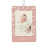 LOVEフォトパーソナライズされたカー カーエアーフレッシュナー (裏面)