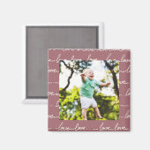 LOVEフォトマグネット マグネット (正面/裏面)