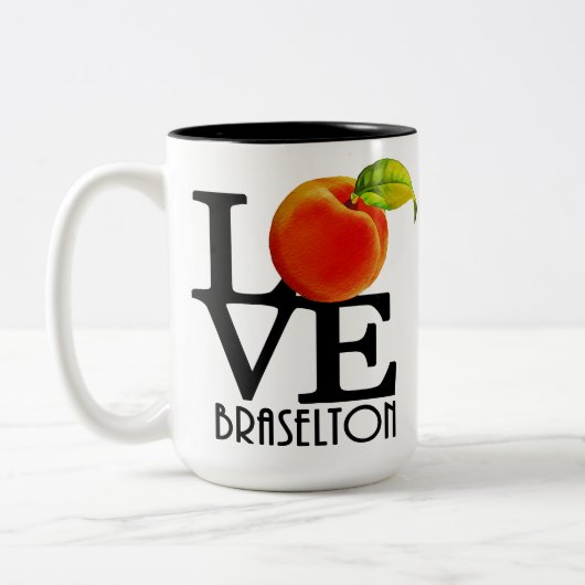 LOVEブラセルトンジョージア15oz ツートーンマグカップ (左)