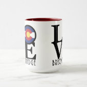 LOVEブリッケンリッジコロラド マグカップ (中央)