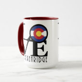 LOVEブリッケンリッジコロラド マグカップ (正面左)