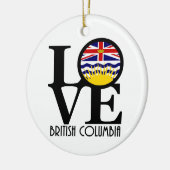 LOVEブリティッシュコロンビア セラミックオーナメント (左)