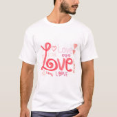 LOVEホワイトTシャツ Tシャツ (正面)