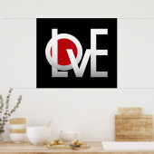 LOVEポスター ポスター (キッチン)