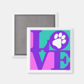 LOVEポープリントマグネット マグネット (正面/裏面)