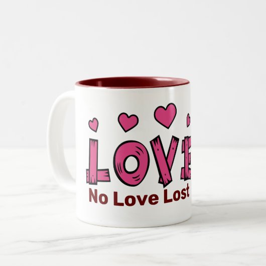 LOVEマグカップ ツートーンマグカップ (正面左)