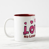 LOVEマグカップ ツートーンマグカップ (左)