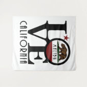 LOVEマリブカリフォルニア タペストリー (正面(横))