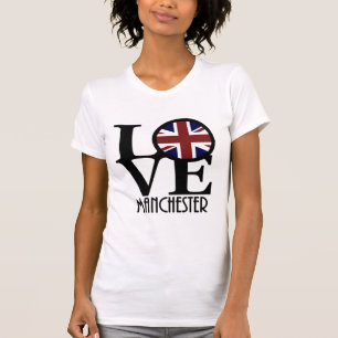 LOVEマンチェスターイングランド Tシャツ