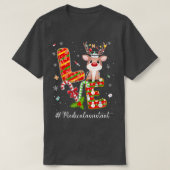 LOVEメディカルアシスタントトナディアキャンディーケインクリステム Tシャツ (デザイン正面)