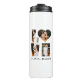 LOVEモダンハートフォトインスタグラムバレンタインデー タンブラー (正面)