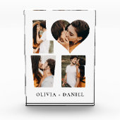 LOVEモダンハートフォトインスタグラムバレンタインデー フォトブロック (正面)