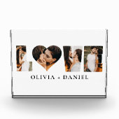 LOVEモダンハートフォトインスタグラムバレンタインデー フォトブロック (正面)