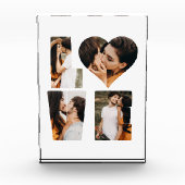 LOVEモダンハートフォトインスタグラムバレンタインデー フォトブロック (正面)