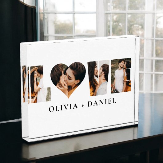 LOVEモダンハートフォトインスタグラムバレンタインデー フォトブロック