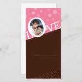 LOVEモダンフォトカード:: LOVEbubble P5 シーズンカード (正面/裏面)