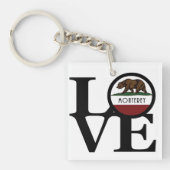 LOVEモントレーカリフォルニア キーホルダー (正面)