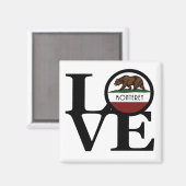 LOVEモントレーカリフォルニア マグネット (正面/裏面)