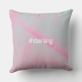 #Loveユートレンディーモダンフォームローラーピンク クッション (裏面)