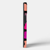 LOVEレトロなグルーブ波状文字の繰り返しパターン Case-Mate iPhoneケース (裏面 / 右)