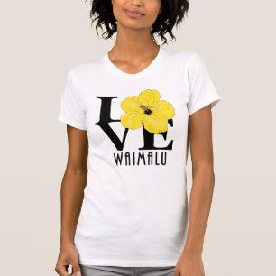 LOVEワイマルイエローハイビスカス Tシャツ