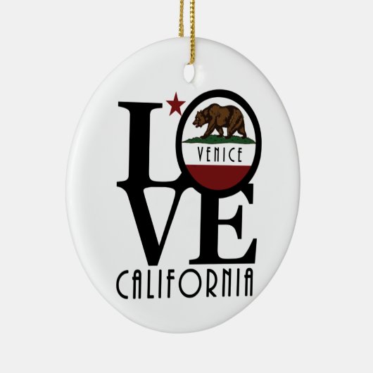 LOVEヴェネツィアカリフォルニア セラミックオーナメント (右)