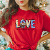 LOVE出生クリスマスTシャツ Tシャツ