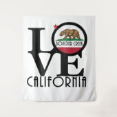 LOVE大きい石クリークカリフォルニア タペストリー (正面)