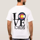 LOVE大きい石コロラドグラス Tシャツ (裏面)