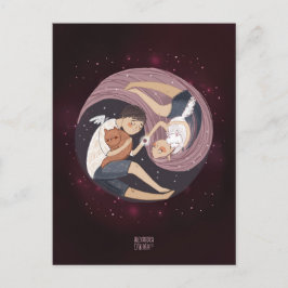 LOVE完璧なカップルのバレンタインデー シーズンポストカード