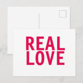 LOVE実在ポストカード ポストカード (正面/裏面)