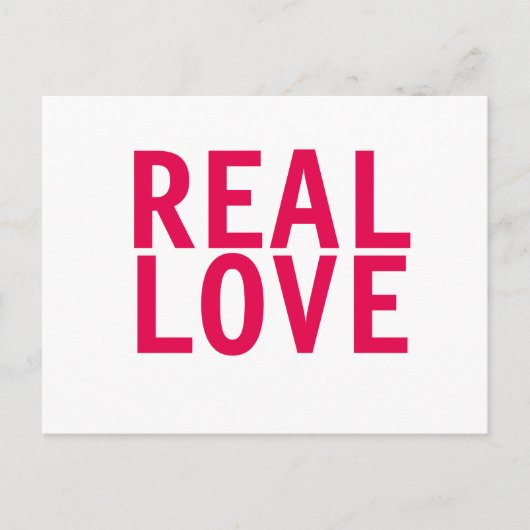 LOVE実在ポストカード ポストカード (正面)