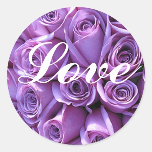 LOVE封筒用シール ラウンドシール (正面)