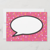 LOVE日付を保存おもしろいレトロ漫画ブックアーポップ・アートのト セーブザデート (裏面)