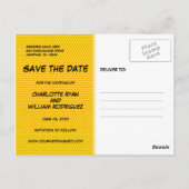 LOVE日付を保存おもしろいレトロ漫画ブックアーポップ・アートのト ポストカード (裏面)