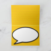 LOVE日付を保存おもしろいレトロ漫画ブックアーポップ・アートのト 案内状 (内部)